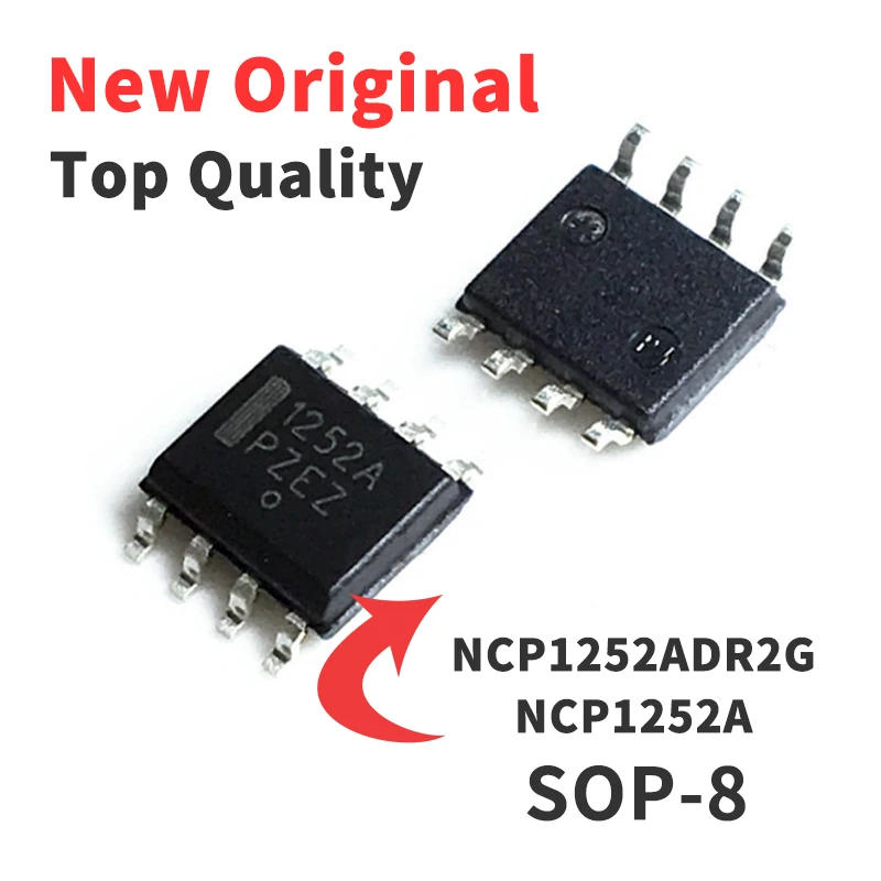 

5 шт., 8-футовый чип NCP1252ADR2G NCP1252A 1252A SOP8 SMD