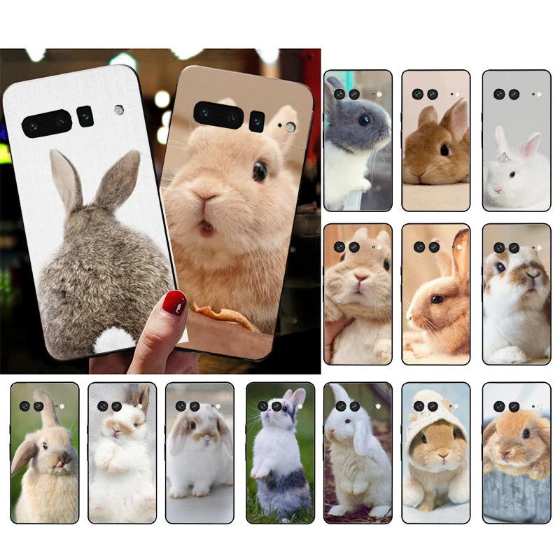 

Beautiful Bunny Rabbits Phone Case for Google Pixel 7 Pro 7 7A 6A 6 Pro 5A 4A 3A Pixel 4 XL Pixel 5 6 4 3 XL 3A XL 2 XL Funda