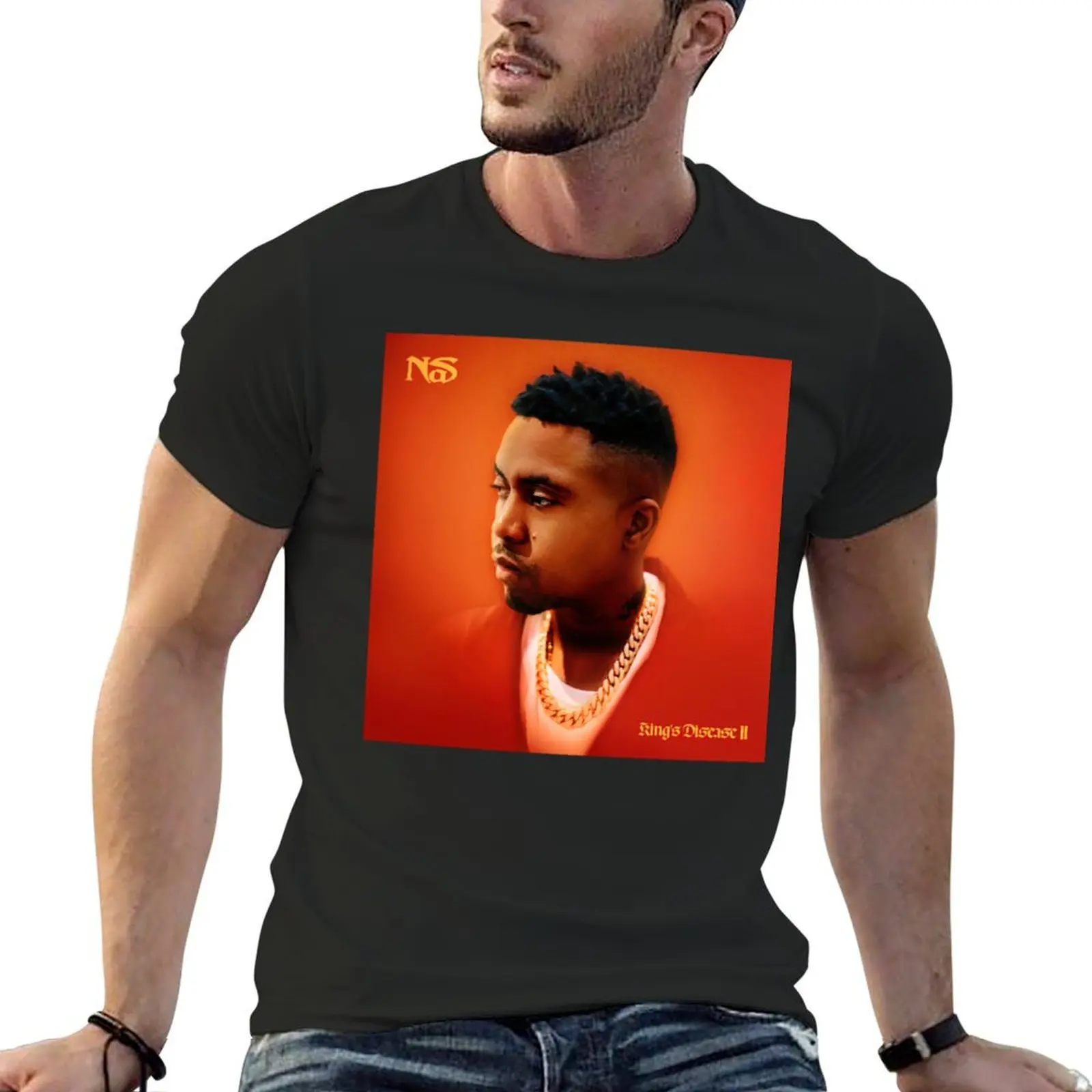 Футболка с рисунком короля болезни винтажные футболки незаменимая Мужская