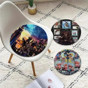 Disney Kingdom Hearts European Fabric Cushion Non-slip Living Room Sofa Decor Students Stool Tatami Office Cushions Home Decor