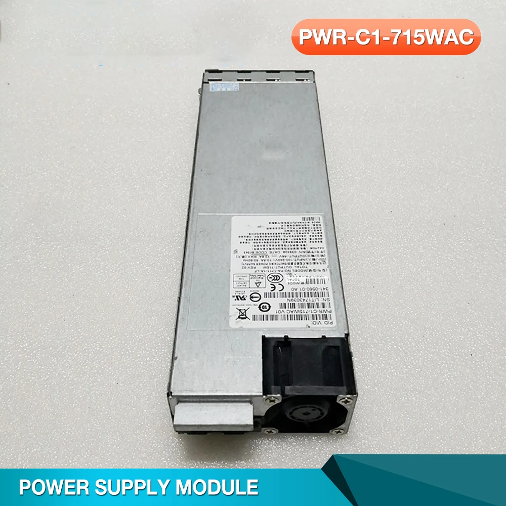 

PWR-C1-715WAC For CISCO Power Supply Used On WS-C3850-24 3850-48P Series Switches 341-0560-03 A0