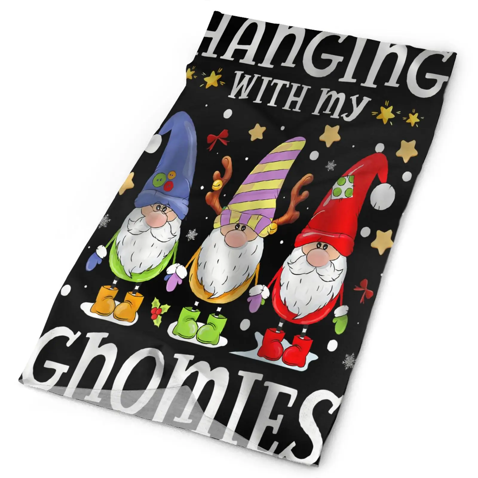 

Мужская бандана в скандинавском стиле с моими гномиками Сантой мужской шарф Камуфляжный Снуд шарф Балаклава шапка Зимний женский шарф маск...