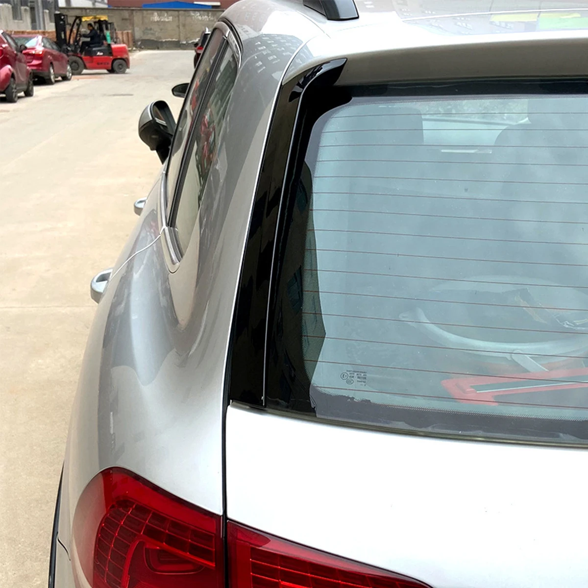 Для Volkswagen Touareg 2011 2012 2013 2014 2015 2016 2017 автомобильный сплиттер заднего стекла боковой