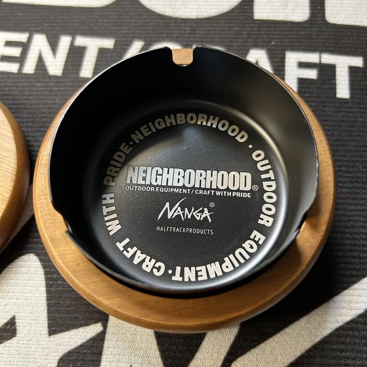 Ажурная пепельница NBHD из цельной древесины с крышкой для дома ретро гостиницы