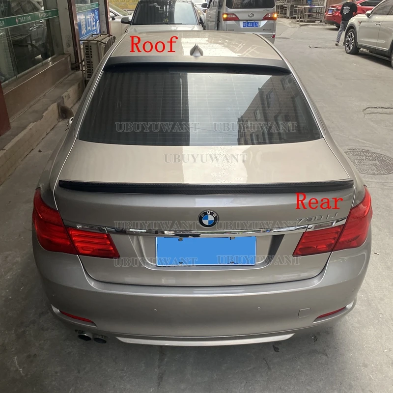 

Для BMW 7 серии F01 спойлер 2008-2014 года седан глянцевый черный Задний спойлер из углеродного волокна и задний спойлер для крыши