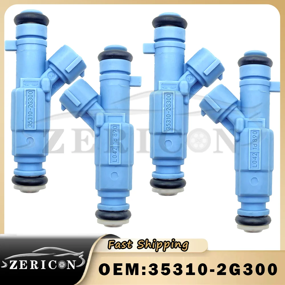 

Топливный инжектор 35310-2G300 353102G300 для HYUNDAI SANTA FE SONATA TUCSON KIA FORTE OPTIMA RONDO SORENTO SPORTAGE, 4 шт.