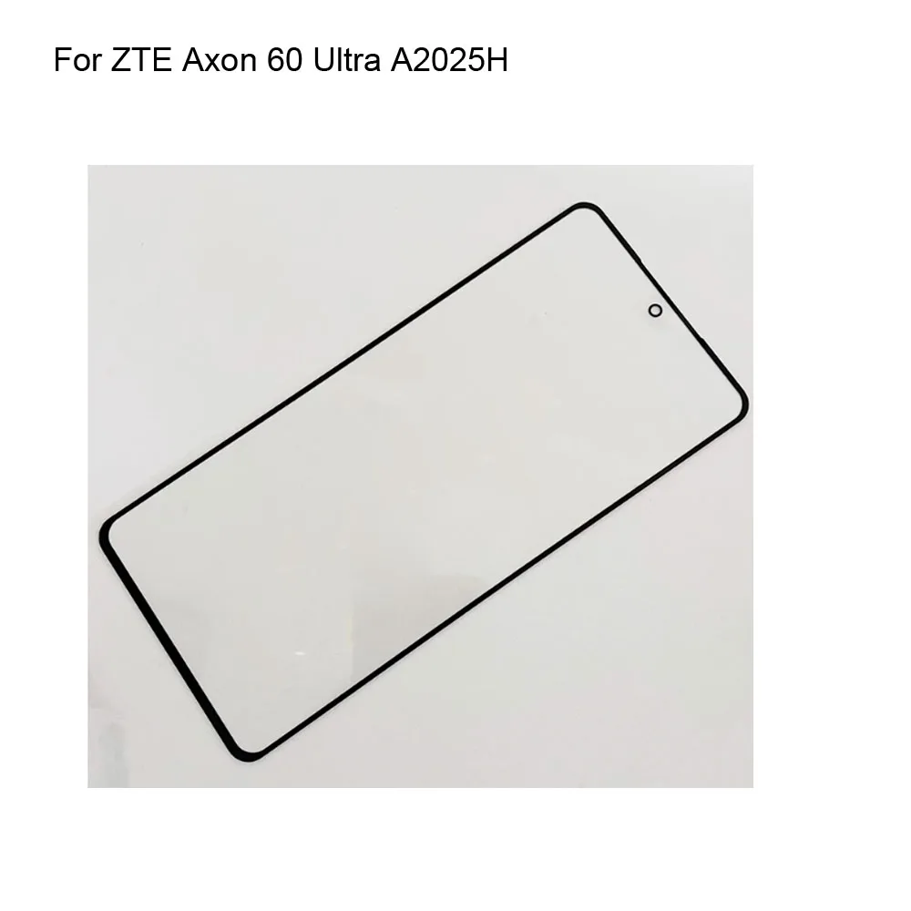 Фото Для ZTE Axon 60 Ultra A2025H передняя стеклянная линза ЖК-экран сенсорный экран панель 60 ультра внешнее стекло экрана без гибкого экрана №1