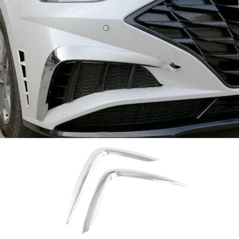

Противотуманная фара для переднего бампера автомобиля, нож для ветра для бровей и переднего бампера, декоративная яркая полоса для Hyundai Sonata ...