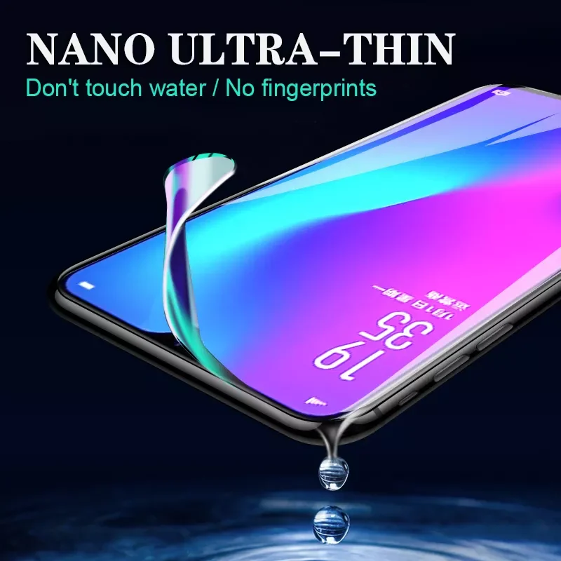 Hydrogel Film For OPPO F7 Screen Protector OPPO F7  R7 R9 R9S R11 R11S R15 Plus Full Cover Protect Film