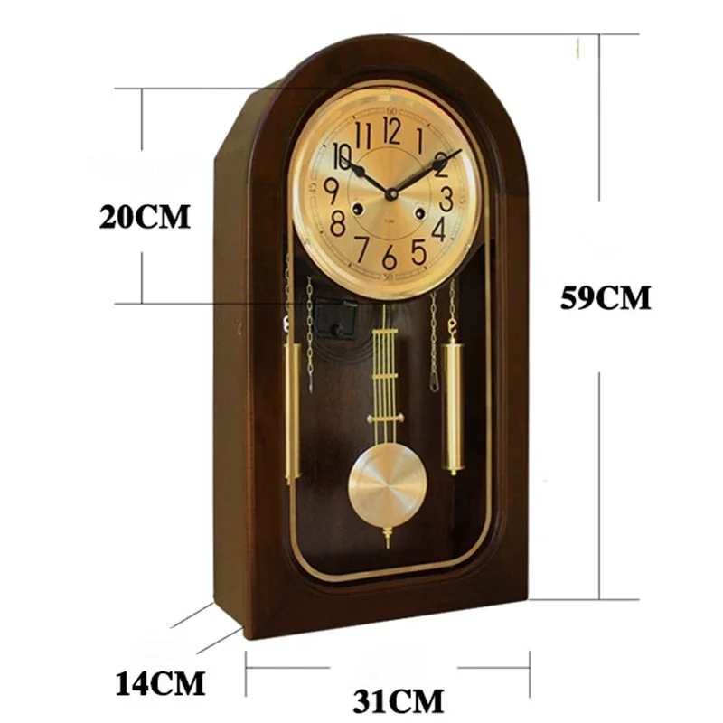 Винтажные механические настенные часы для гостиной, минималистичные декоративные часы, украшения для интерьера, роскошные интерьерные часы. (art.: 3920dcfdda702) - 3920dcfdda702