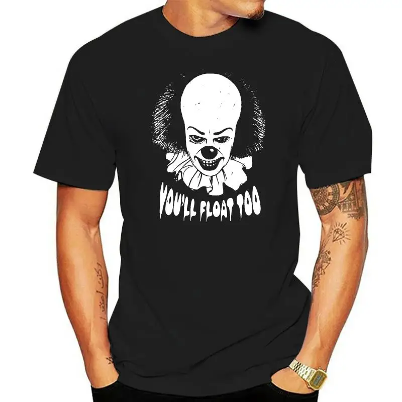 

Футболка Pennywise с изображением танцующего клоуна, Тима карри, Стивена Кинга, книги, фильма, Dvd, винтажная графическая футболка