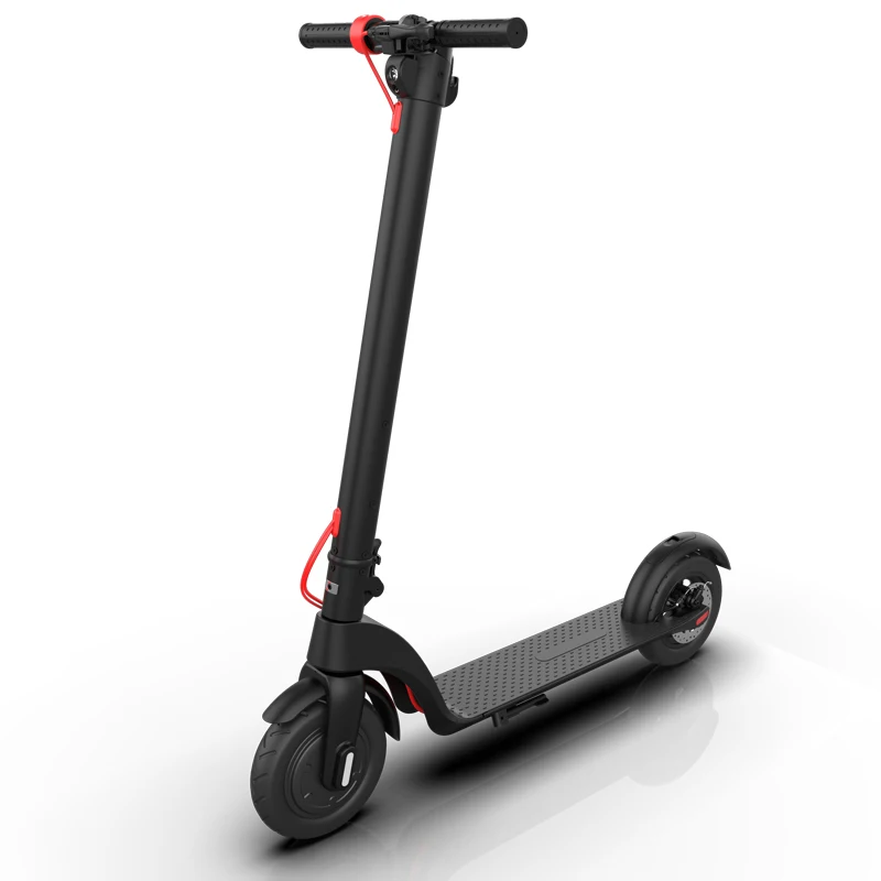 X7 350W Electric Scooters 36V 5Ah Battery off-road Air wheel folding Scooter 8.5 Inch Tire Adult Escooter Max Milage 25km  - buy with discount