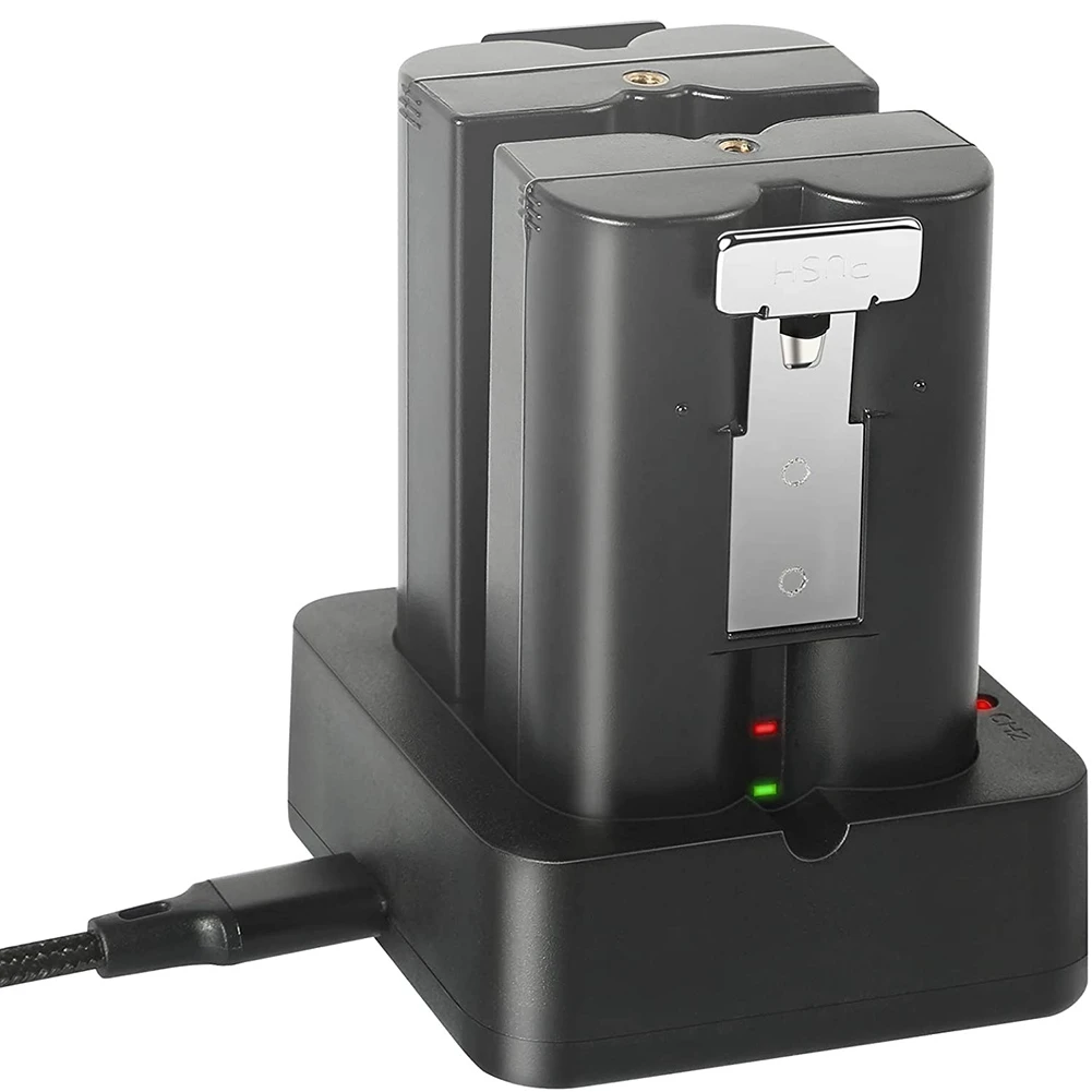 USB зарядная станция с 2 аккумуляторами 3 65 в 6040 мАч литиевая батарея для кольцевого