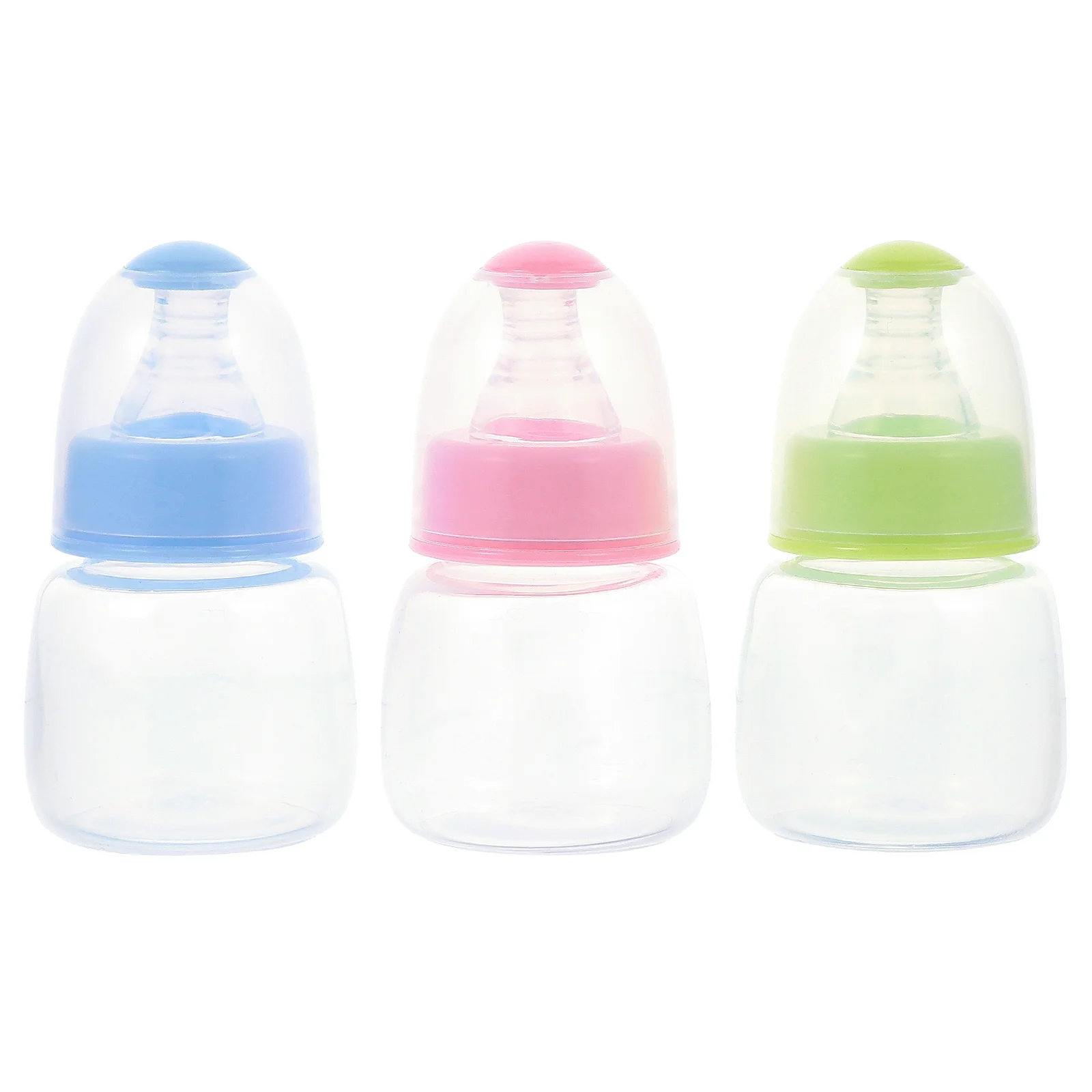 

3pcs Infant Baby Feeding Bottle Miniature Feeder PP Nursing Juice Milk Bottle