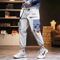 new multi pocket for jogging track pants casual hip hop print korean clothing trouser man hiphop gym big size suit m 3xl chinos