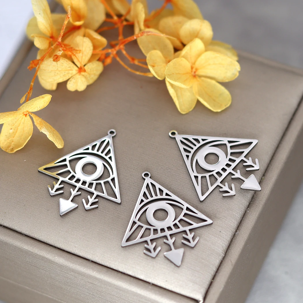 3 шт. Geek Eye DIY амулет кисточки сглаза подвески модное ожерелье серьги для женщин