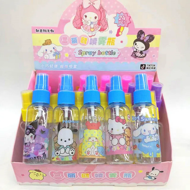 

Sanrio Family Hellokitty Cute Cartoon Spray Bottle Cool Summer Life Household Goods Gifts Children Girls Go Home Toy Wholesale
