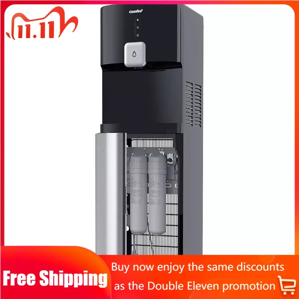 

Electric Automatic Water Dispenser With Filtration Express Cooling Water Cooler With Cold Hot UV Self-Cleaning Stainless Steel