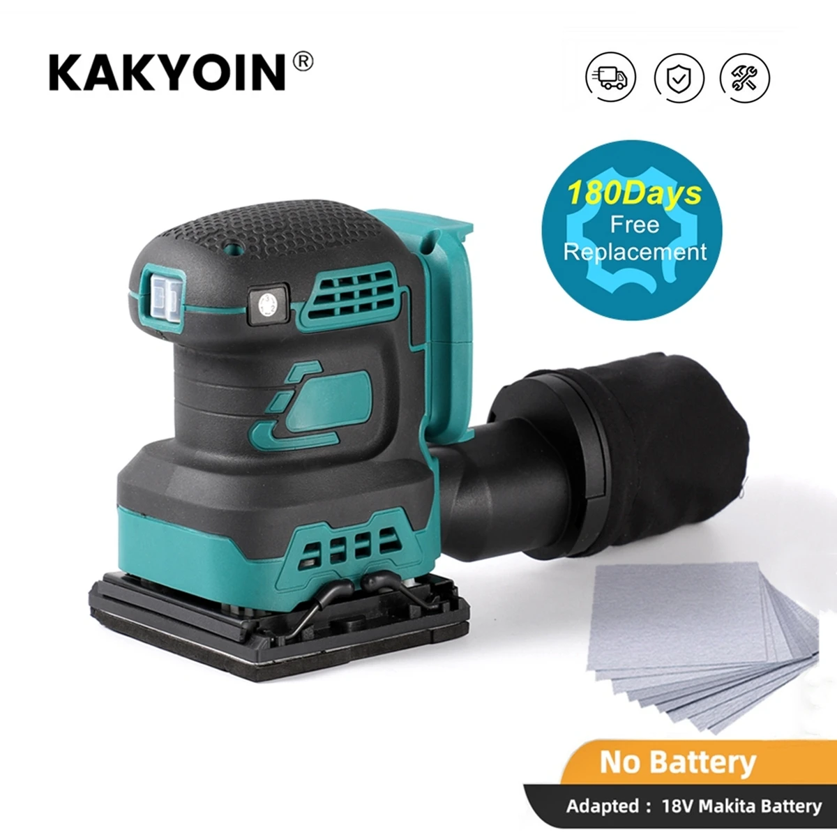 

Полировальная машина Kakyoin 6", угловая, без батареи