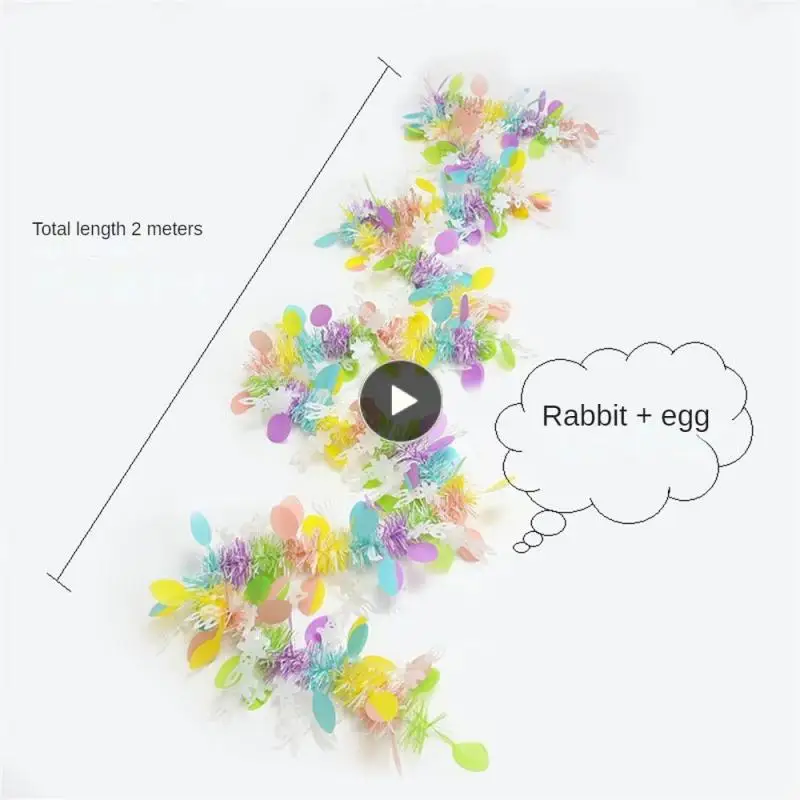 

Round Color Round Wool Strips Color Rich Diy Easter Party Ornaments Home Party Supplies Flower Scene Layout Colorful 2m Length