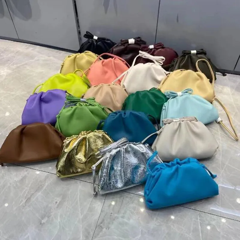 

Genuine Leather brand Bag For Women2023 Trend,Luxury Designer Handbags,New Cloud Shoulder Bag Woven Style Dumpling Messenger Bag