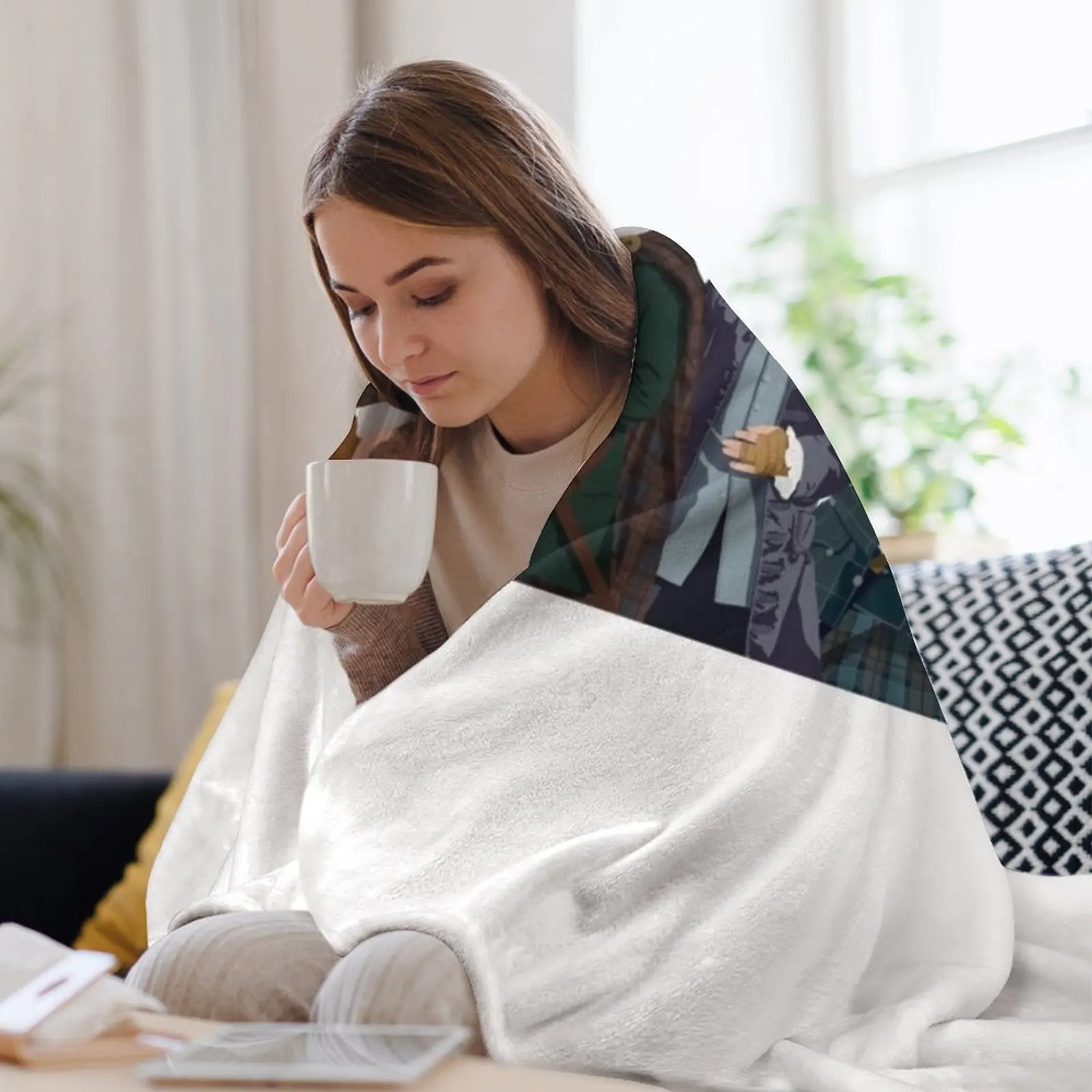 J.A.M.M.F. | Одеяло без текста плед персонализированный подарок роскошная кровать