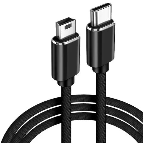 Высокоскоростной OTG шнур для цифровой камеры MP3-плеер USB Type C к Мини USB-кабелю USB-C To Mini 5-Pin Быстрая Зарядка Синхронизация данных