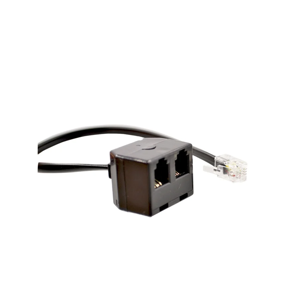 

18cm RJ9 Extension Cable MALE to RJ9 Modular FEMALE
