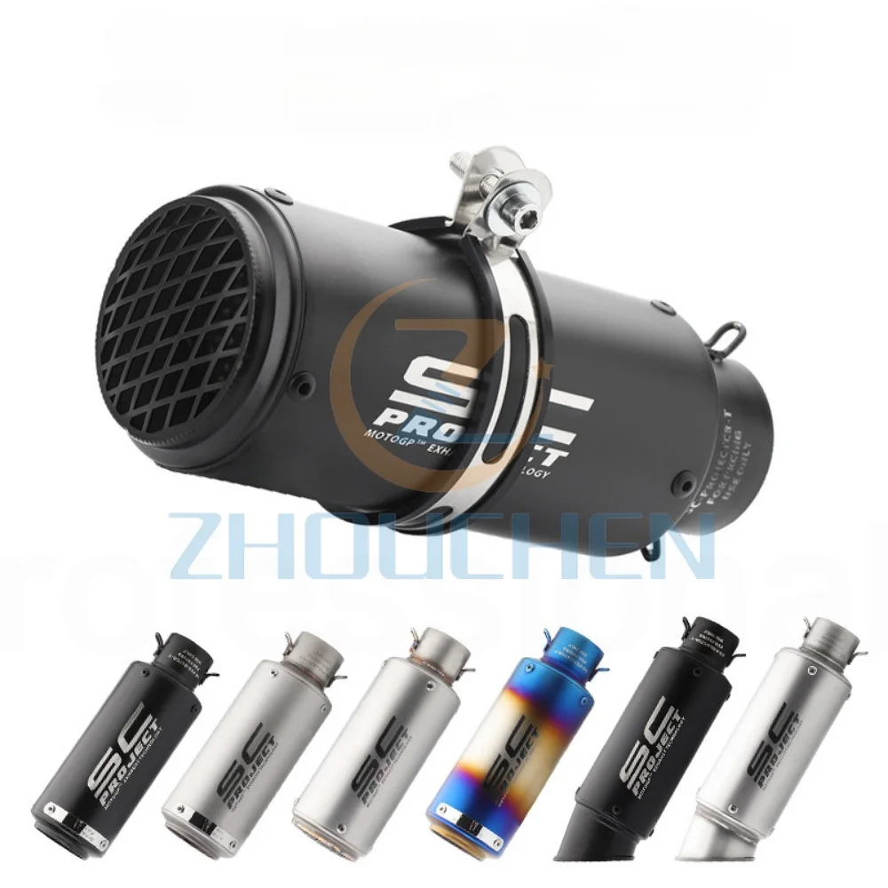 

Motorcycle Accessories Universal Fox Racing Exhaust System Tip Pipe Cafe Racer Modified Parts Gant Cf Moto Cross 51mm Dirt Bike