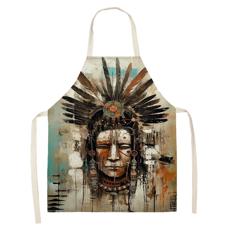 Льняной фартук в стиле древнего Египта