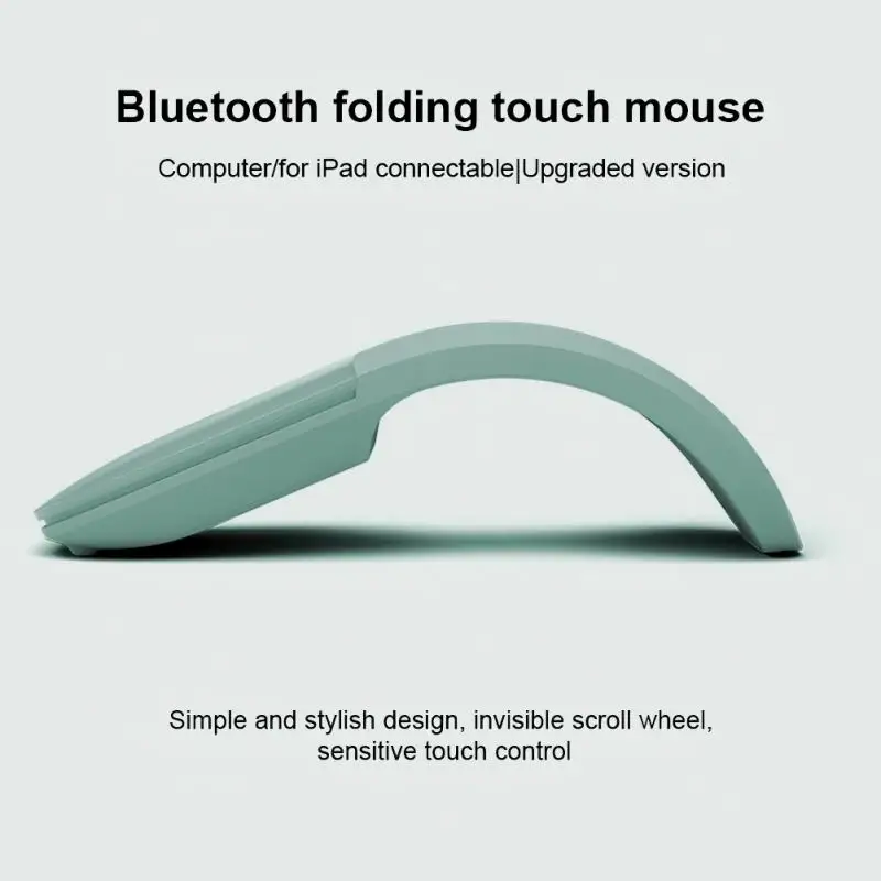 

Bluetooth 4.0 Folding Wireless Mouse Arc Touch Roller Computer Silent Mouse Ergonomic Slim Laser Mini Mice For Microsoft Surface