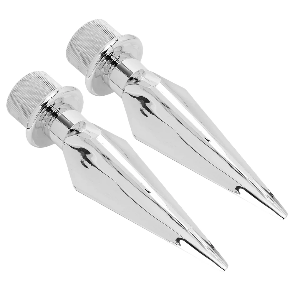 

2 Pcs Flagpole Head DIY Topper American House Tips Usa Ornament Jacket Meeting Room