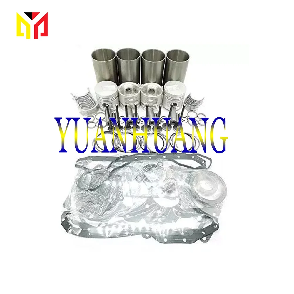 W04C W04C-TI Комплект для капитального ремонта Полный комплект прокладок Клапаны