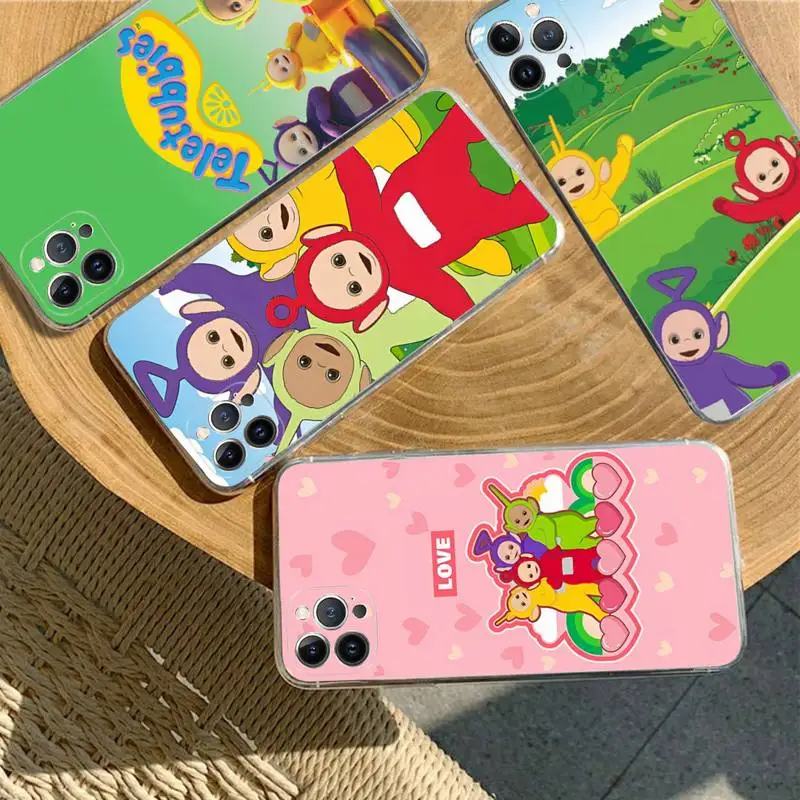 

Teletubbie Phone Case For iPhone XR X XS Max 14 13 Pro Max 11 12 Mini 6 7 8 plus SE 2020 Printing Cover