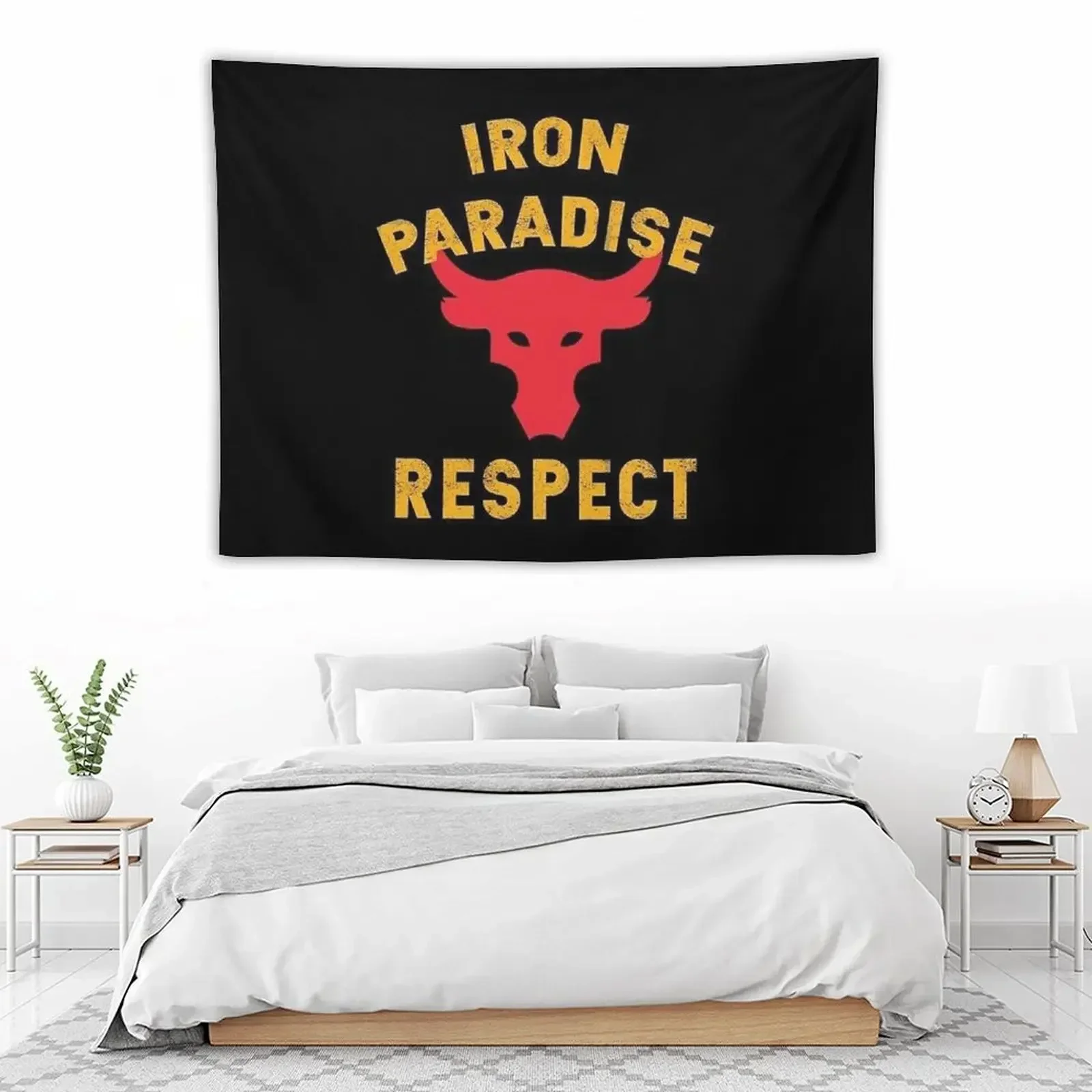 Стальной настенный гобелен уважения железный рай украшения для комнаты обои