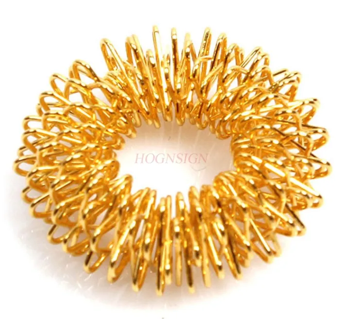 

10 шт./набор, кольцо для массажа пальцев, из нержавеющей стали