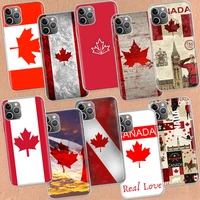 canada maple leaf flag silicon call phone case for apple iphone 12 pro max 13 mini 11 se 2020 x xs xr 8 plus 7 6 6s 5 5s cover s