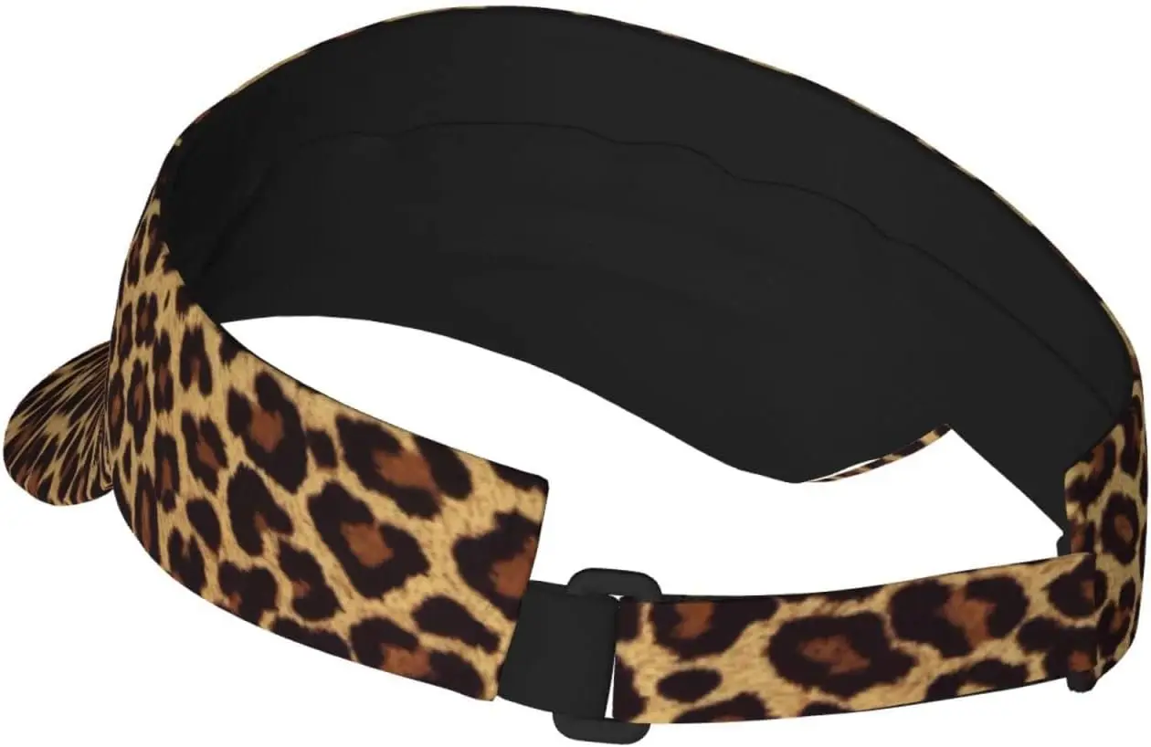 Крутая леопардовая Солнцезащитная шляпа-козырек с гепардовым принтом для женщин