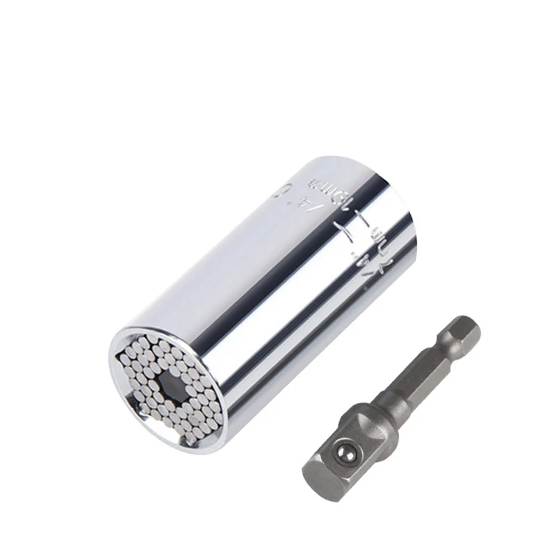 

2021 Universal Torque Wrench Head Set Socket Sleeve 7-19mm Power Drill Ratchet Bushing Spanner Key Multi Hand Tools Dropshipping