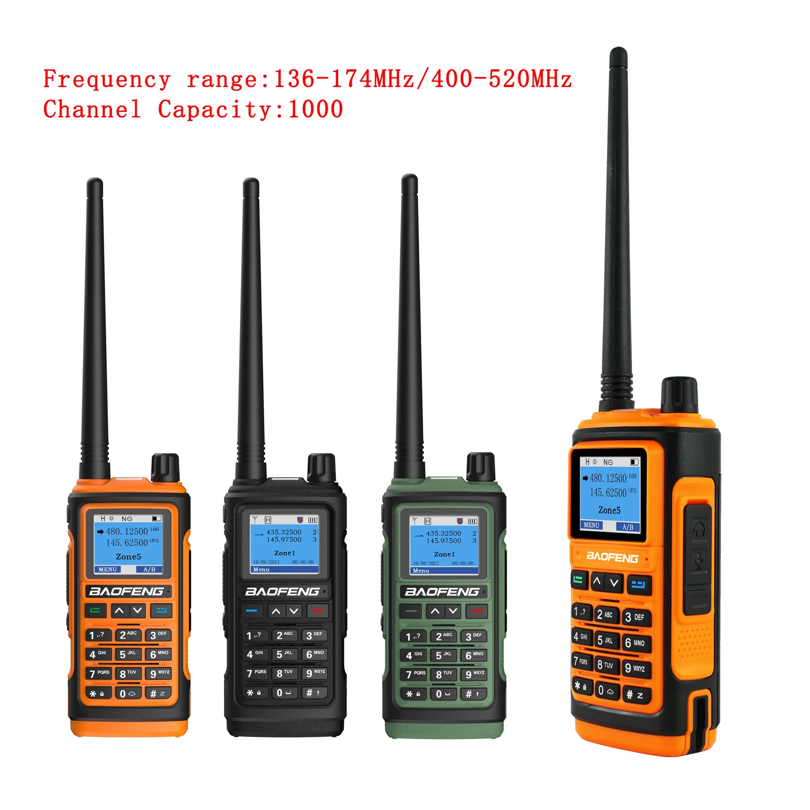 2023 NEW Baofeng UV-17 Two Way Radio Walkie Talkie Long Range Ham 10W UHF VHF 1000 channels