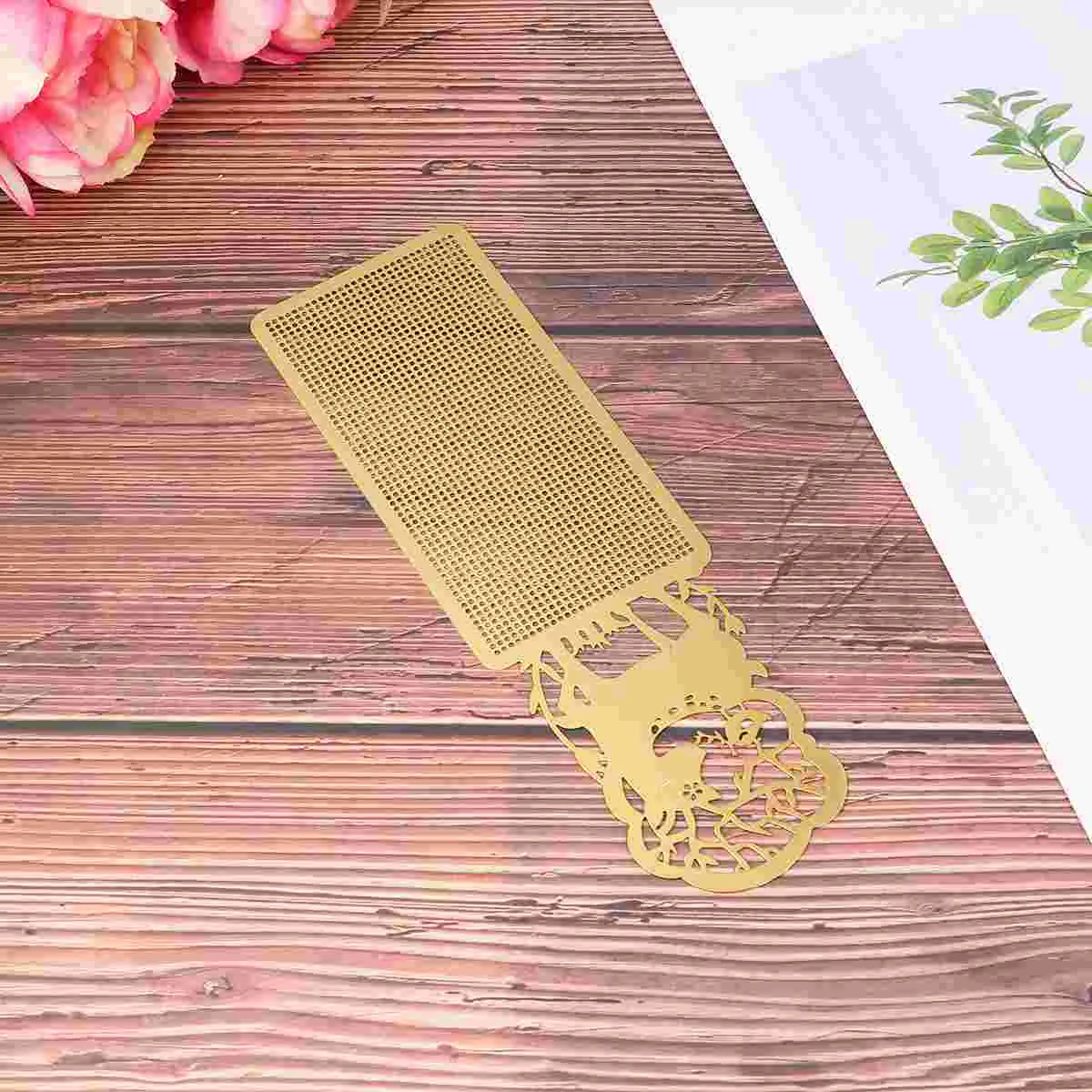 Сетчатые медные холщовые листы вышивка крестиком шитье полые с рисунком