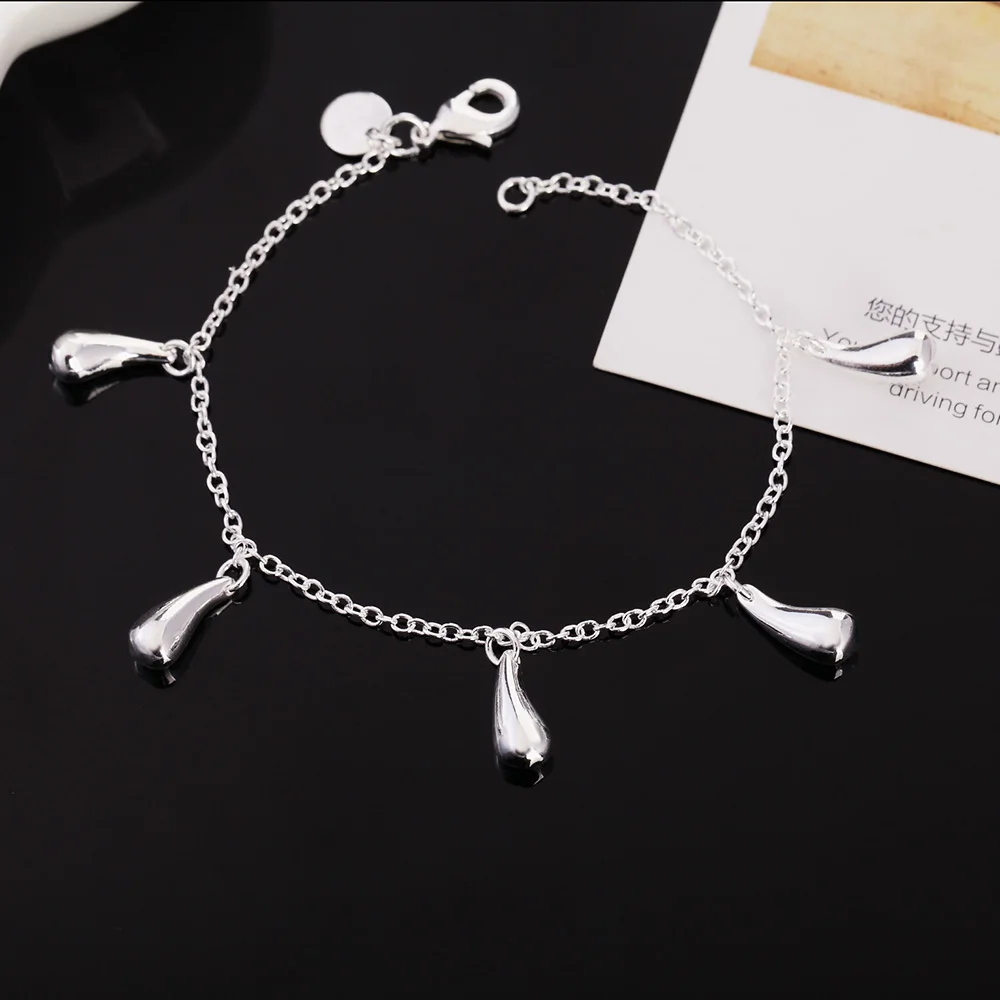 Комплект из колье и серёг серебра 925 пробы