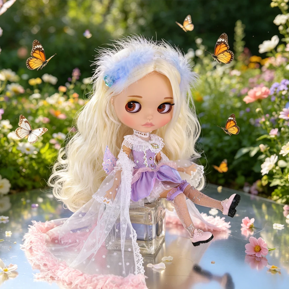 Фото Кукла ICY DBS Blyth 1/6, шарнирная, 30 см, с матовой кожей и лицом, набор для девочек, игрушка BJD, подарок №4
