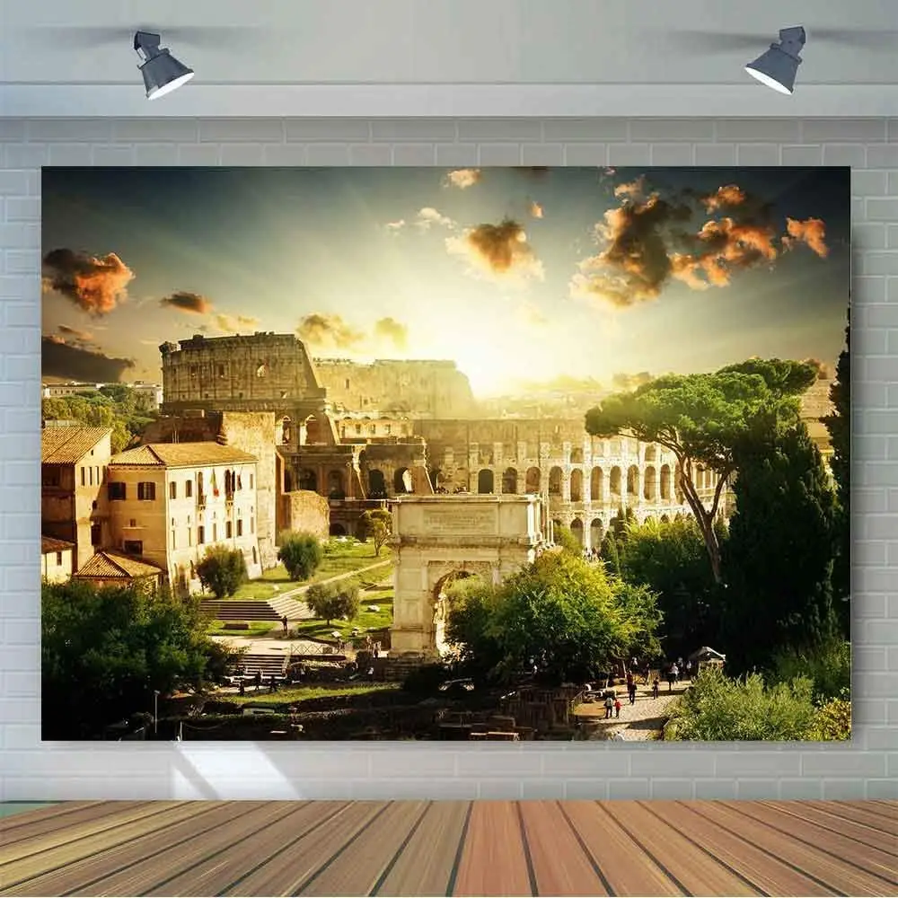 Итальянский архитектурный фон для фотосъемки