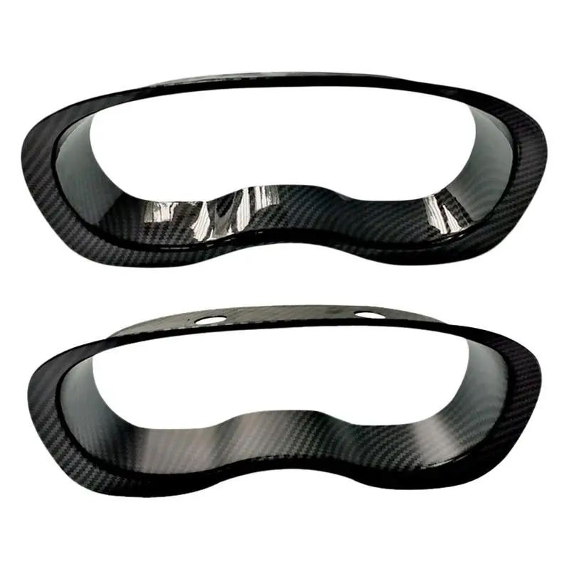 

Carbon Fiber Dashboard Cover Carbon Fiber Instrument Panel Cover Adhesive Interior Decoration Lightweight Decal Sticker Portable
