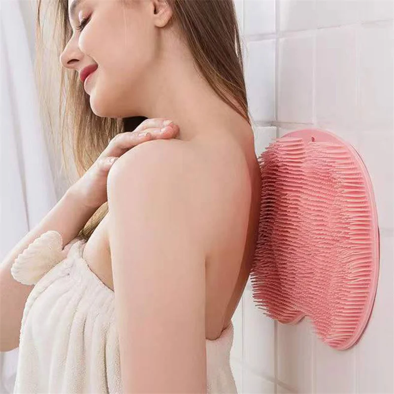 

Silicone Foot Massag Brush Shower Massage Bathroom Non-slip Bath Mat Anti-slip