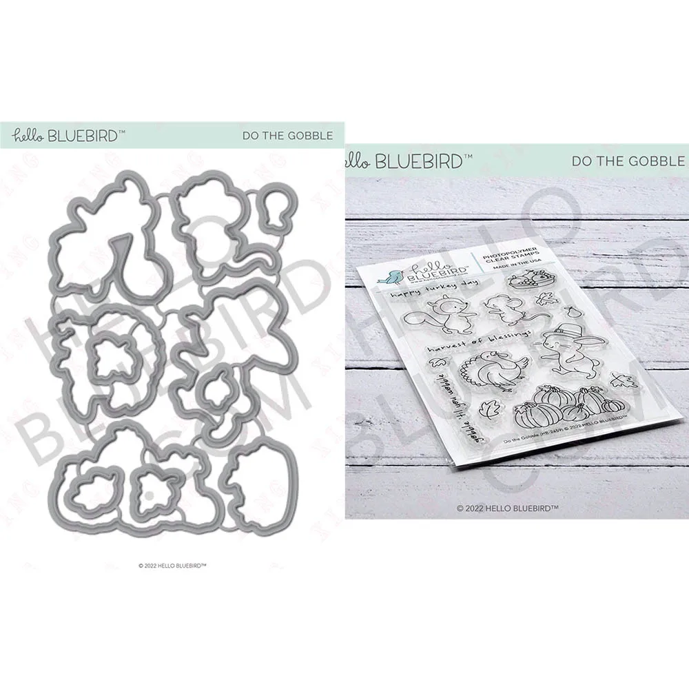 

Christmas Arrival Metal Cutting Dies Stamps Set Do the Gobble Molds 2022 Diy Scrapbook Album Craft Decoration Embossing Template