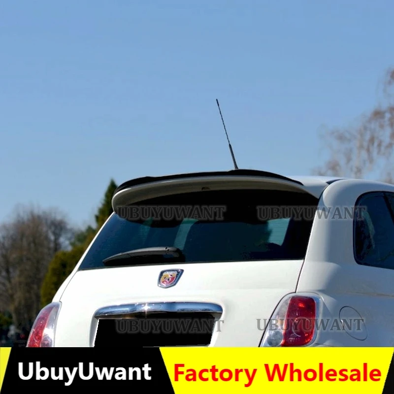 Спойлер для заднего крыла Fiat 500 Abarth MK1 2008 2009 2010 2011 2012 спойлер из АБС-пластика крыши