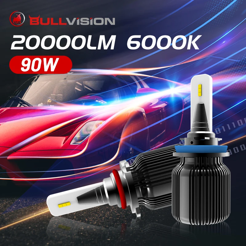 

Mini H4 H7 H11 Led Car Light Bulbs HB3 HB4 9007 High Low Beam Headlights H27 881 880 H8 H9 9005 9006 Diode Fog Lamps CSP 12V 24V