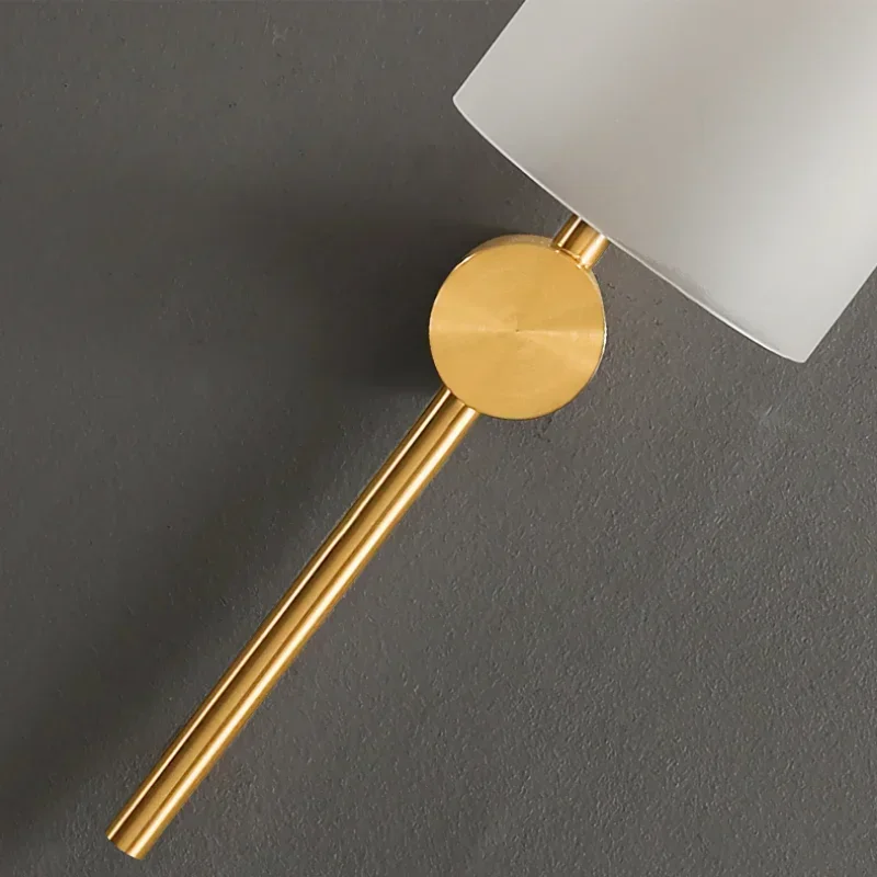 Стеклянный настенный светильник бра декор для спальни прикроватной тумбочки